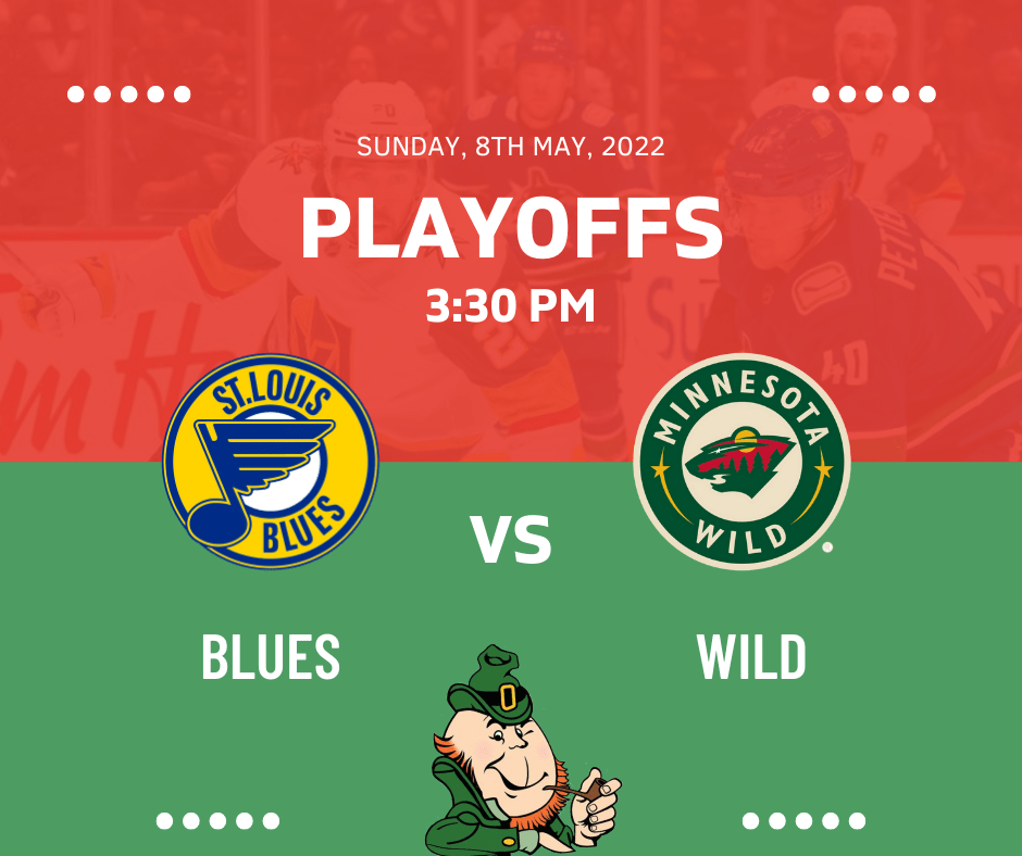 Schedule released for Blues-Wild playoff series